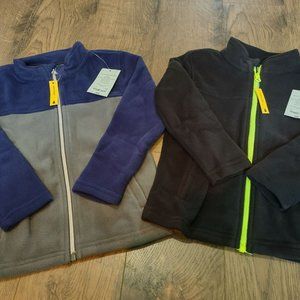 Boys Size 4T Lightweight Fleece Zip